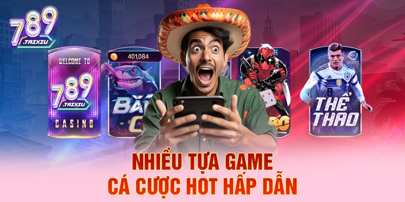 Nhiều tựa game cá cược hot hấp dẫn tại ae888